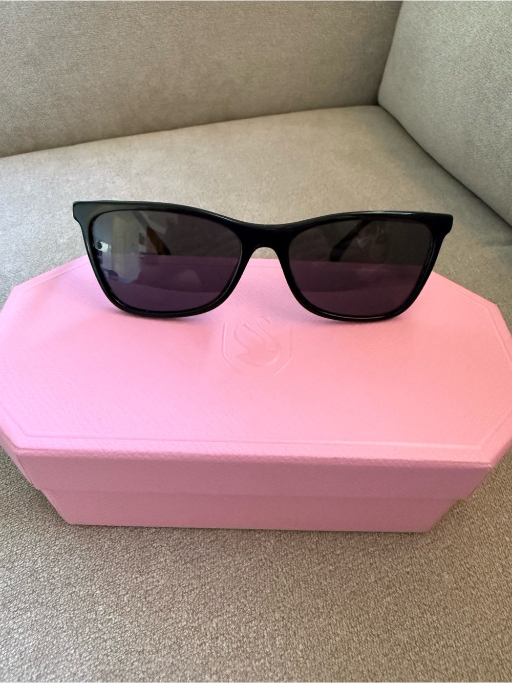 Swarovski Black Women's Sunglasses